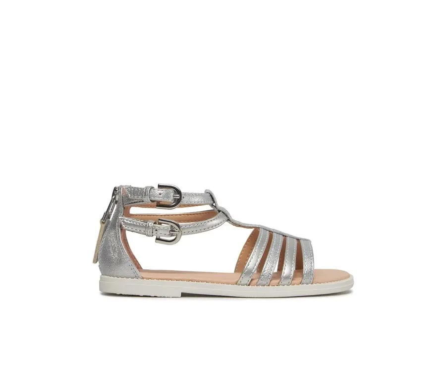 obrazek 1 Geox Sandały J Sandal Karly Girl J7235D 0QDAJ C1007 S Srebrny
