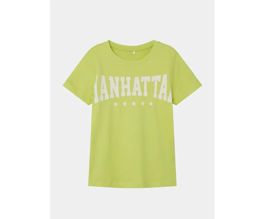 obrazek 1 NAME IT T-Shirt Berte 13226107 Zielony Regular Fit