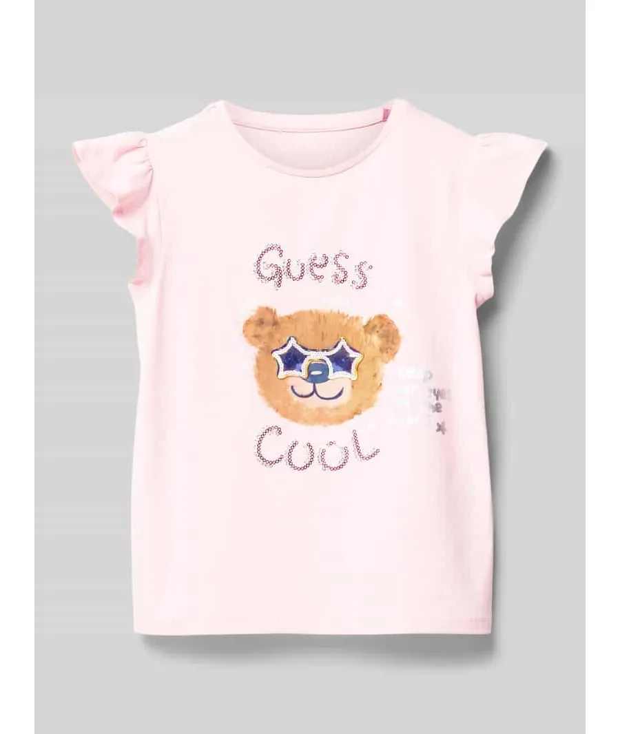 obrazek 1 T-shirt z cekinowym obszyciem