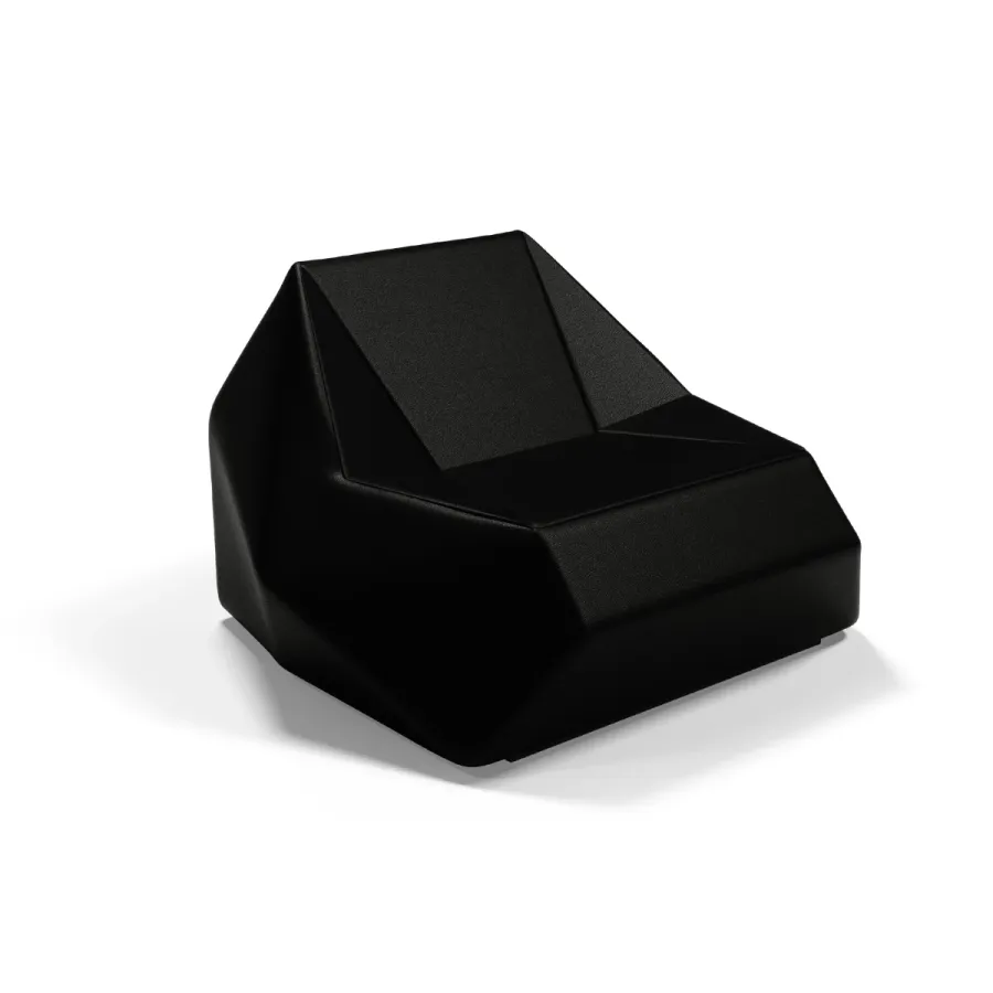 obrazek 1 Oryginalna portugalska sofa z czarnej skóry