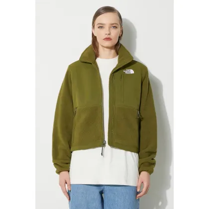 Zdjęcie The North Face kurtka W Ripstop Denali Jacket damska kolor zielony przejściowa oversize NF0A870SPIB1