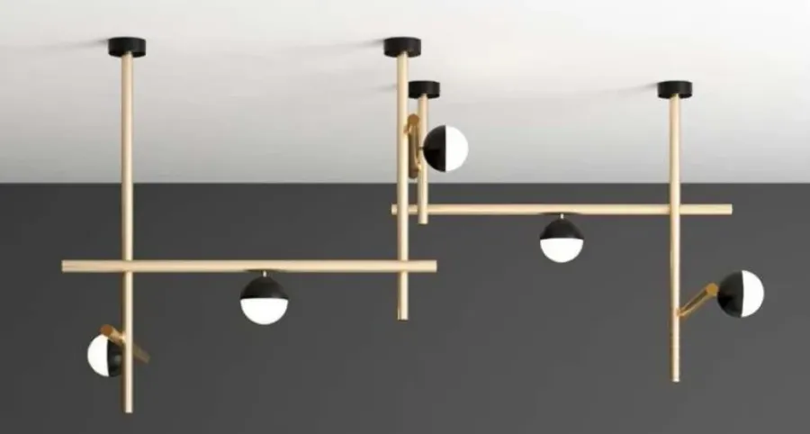 obrazek 1 Żyrandol z pięcioma światłami o nowoczesnym designie - Il Paralume Marina