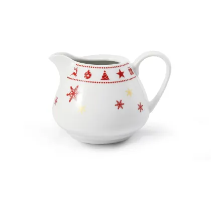 Picture A beautiful, stylish milk jug decorated with a Christmas motif - Leander