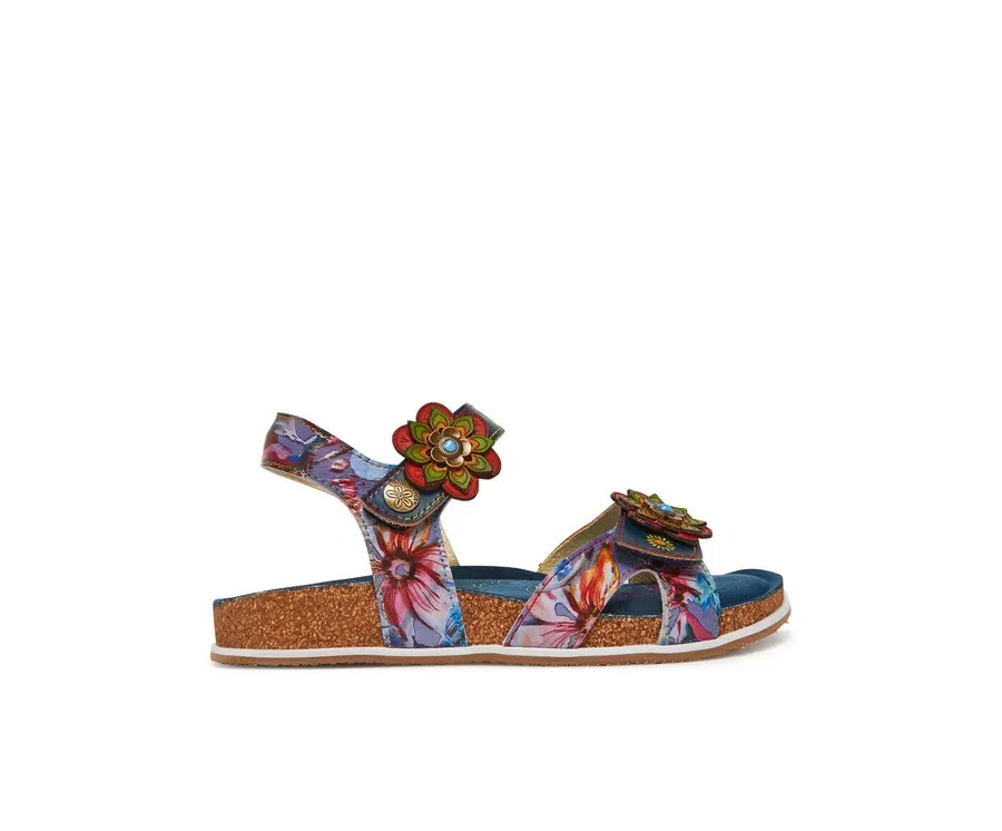 obrazek 1 Laura Vita Sandały Brcyano 12 Granatowy