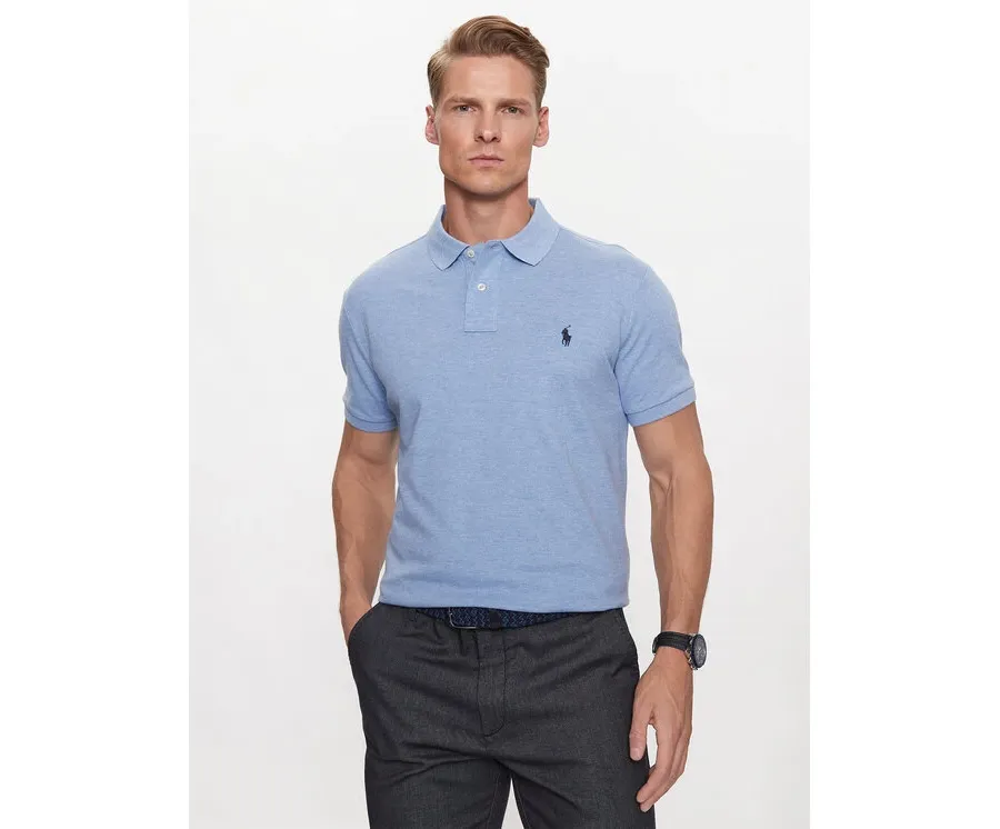 obrazek 1 Polo Ralph Lauren Polo 710666998007 Niebieski Custom Slim Fit