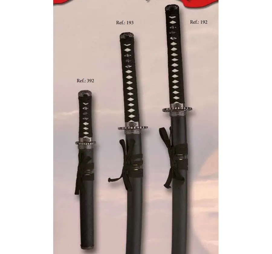 obrazek 2 Komplet replik mieczy samurajskich Katana Wakizashi Tanto
