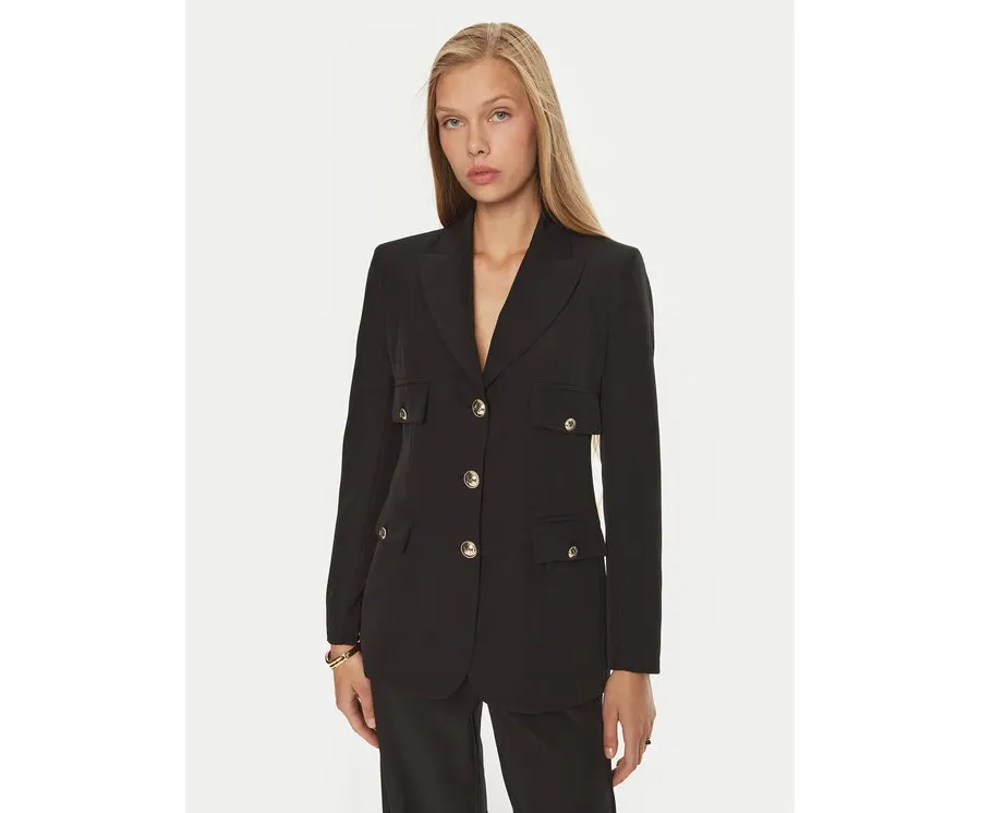 obrazek 1 Maryley Marynarka 24IB156/43NE Czarny Regular Fit
