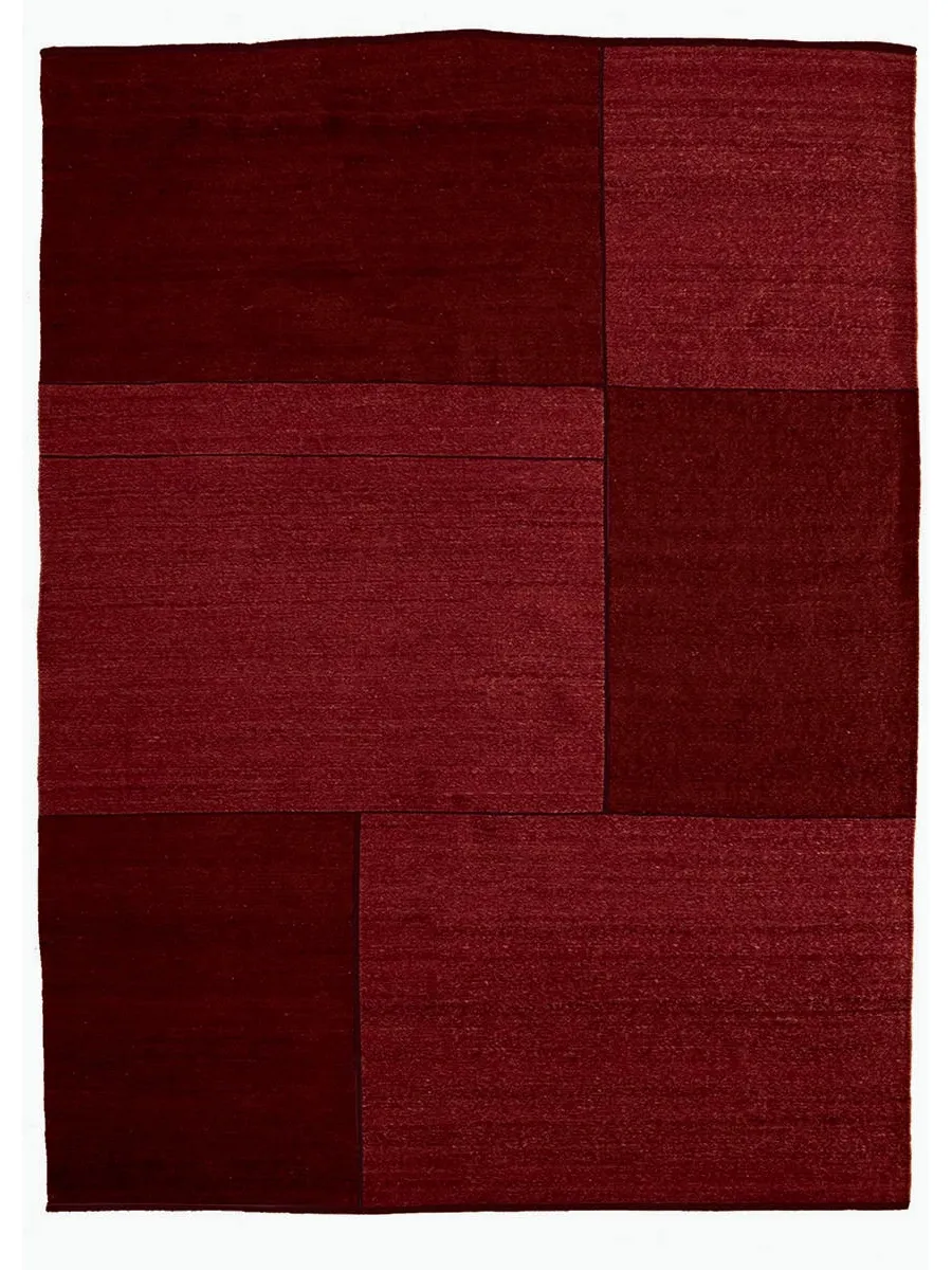 obrazek 1 Wyszukany włoski dywan z wełny w odcieniach czerwieni - Sartori Rugs