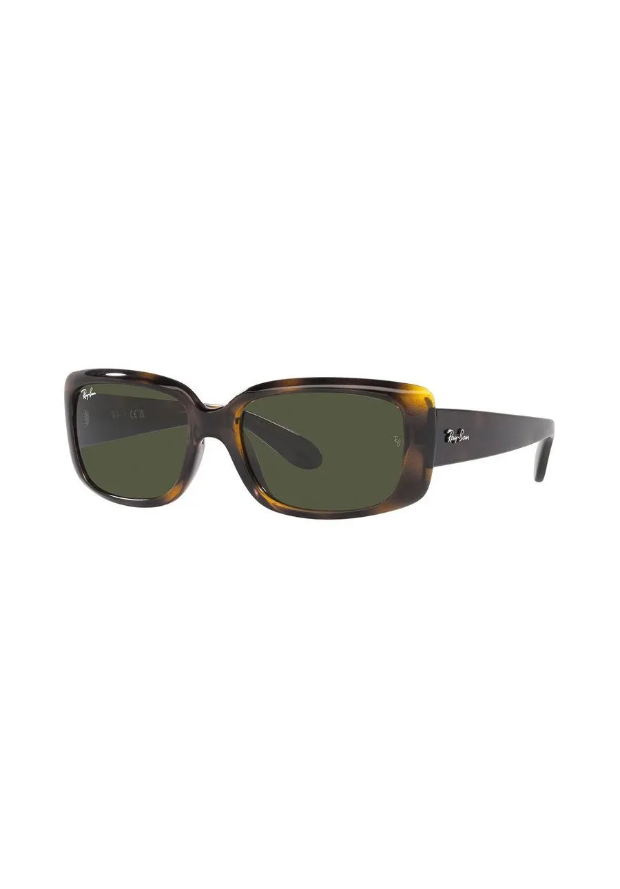 obrazek 1 Ray-Ban okulary przeciwsłoneczne RB4389 damskie kolor brązowy