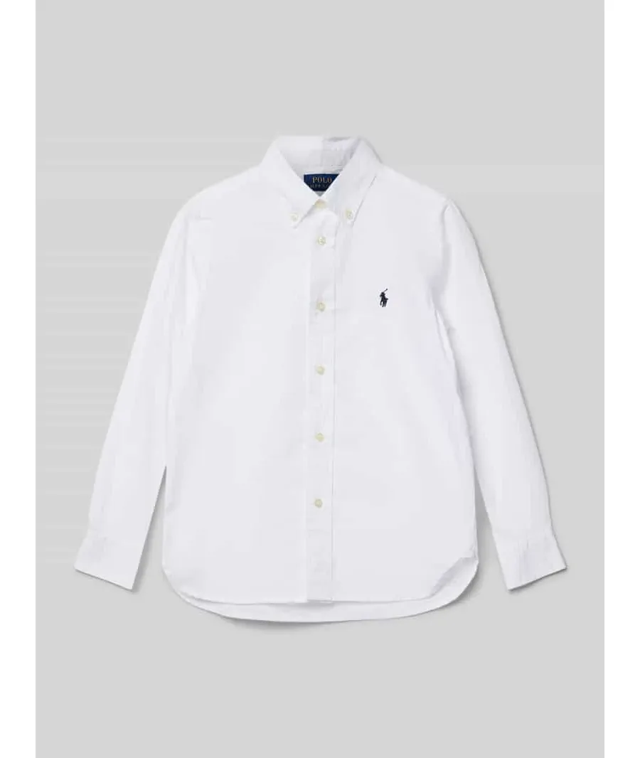 obrazek 1 Koszula casualowa o kroju slim fit z wyhaftowanym logo