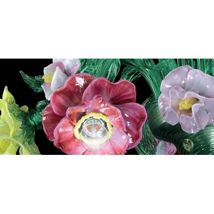Zdjęcie Unikalny żyrandol ze szkła Murano z Włoch - Vetreria Artistica Rosa