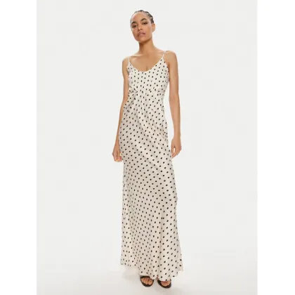 Zdjęcie ViCOLO Sukienka letnia TB0444 Beżowy Regular Fit