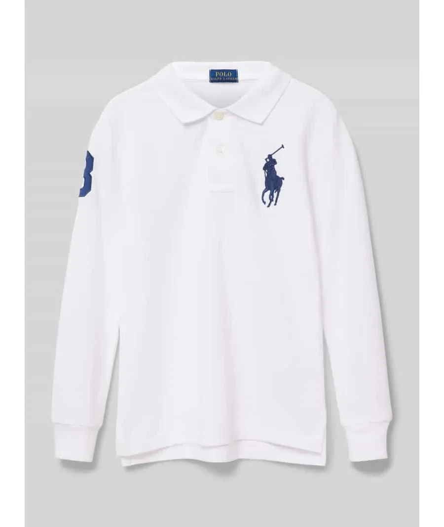 obrazek 1 Koszulka polo o kroju slim fit z wyhaftowanym logo