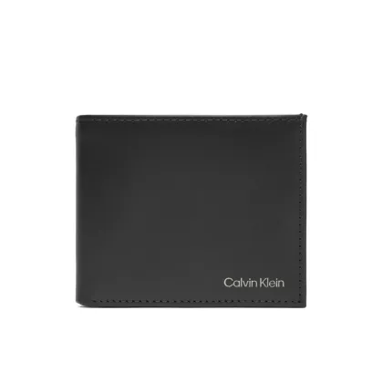 Zdjęcie Calvin Klein Portfel męski Ck Smooth Trifold W/ Coin LV04D1103G Czarny