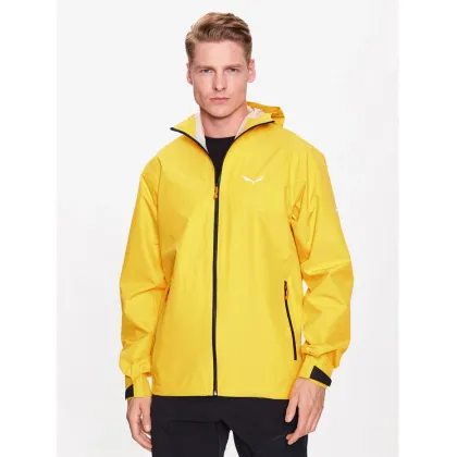 Zdjęcie Salewa Kurtka przeciwdeszczowa Puez 28615 Żółty Regular Fit
