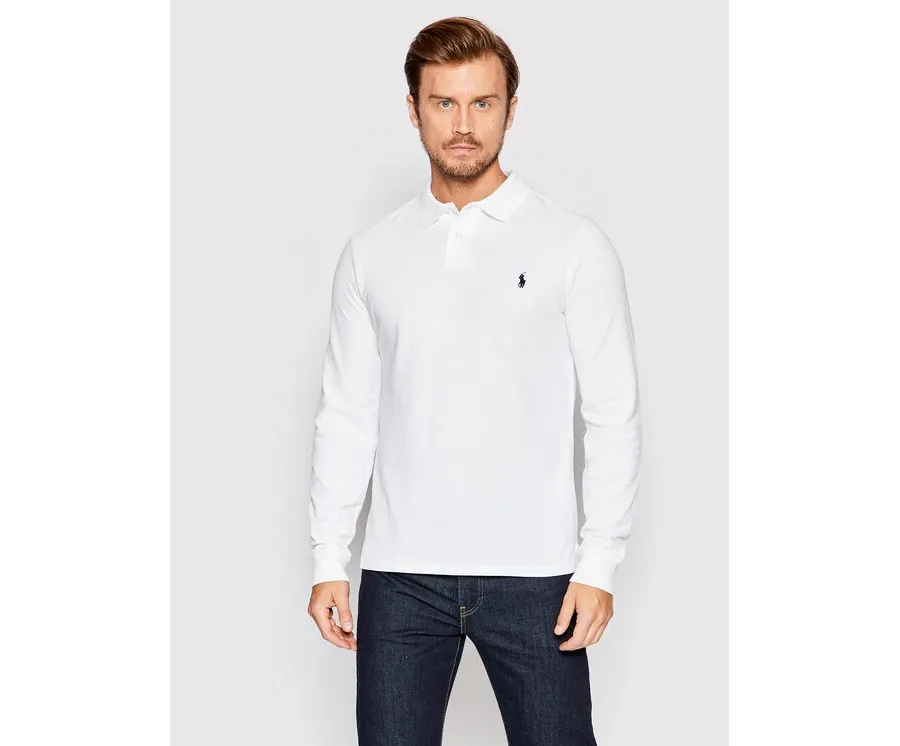 obrazek 1 Polo Ralph Lauren Polo 710681126001 Biały Slim Fit