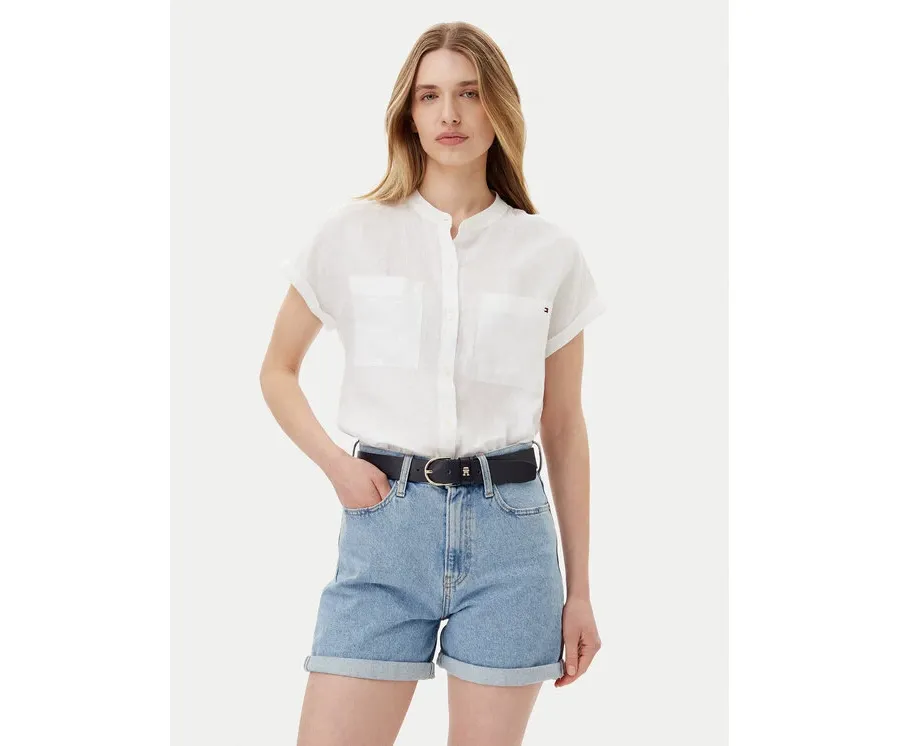 obrazek 1 Tommy Hilfiger Koszula WW0WW44715 Biały Regular Fit