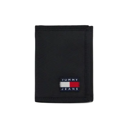 Zdjęcie Tommy Jeans Mały Portfel Męski Tjm Ess Daily Nylon Tri Wallet AM0AM13269 Czarny