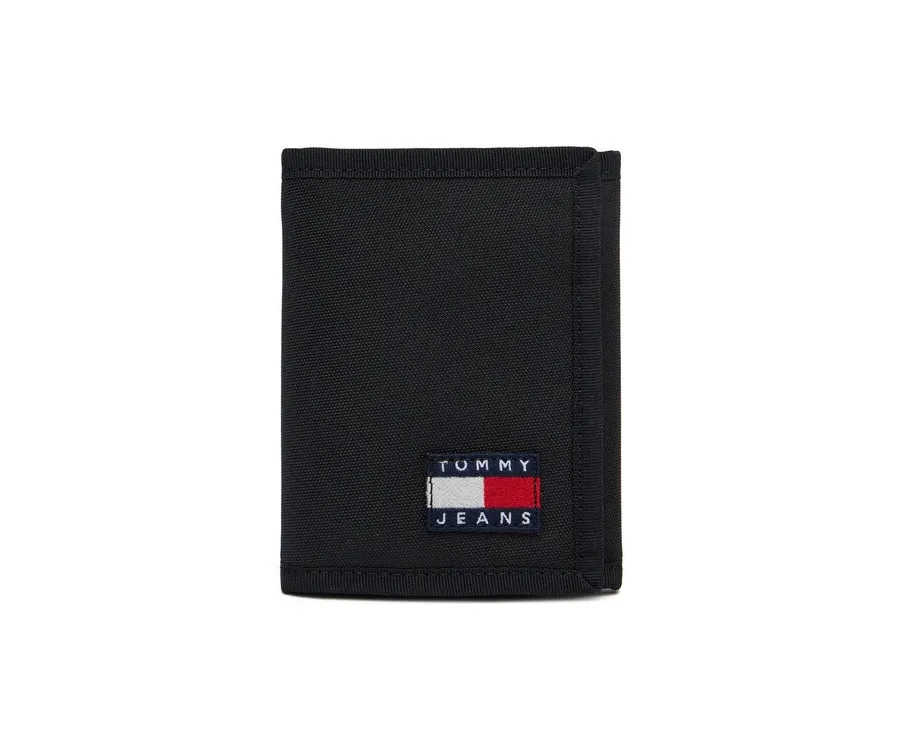 obrazek 1 Tommy Jeans Mały Portfel Męski Tjm Ess Daily Nylon Tri Wallet AM0AM13269 Czarny