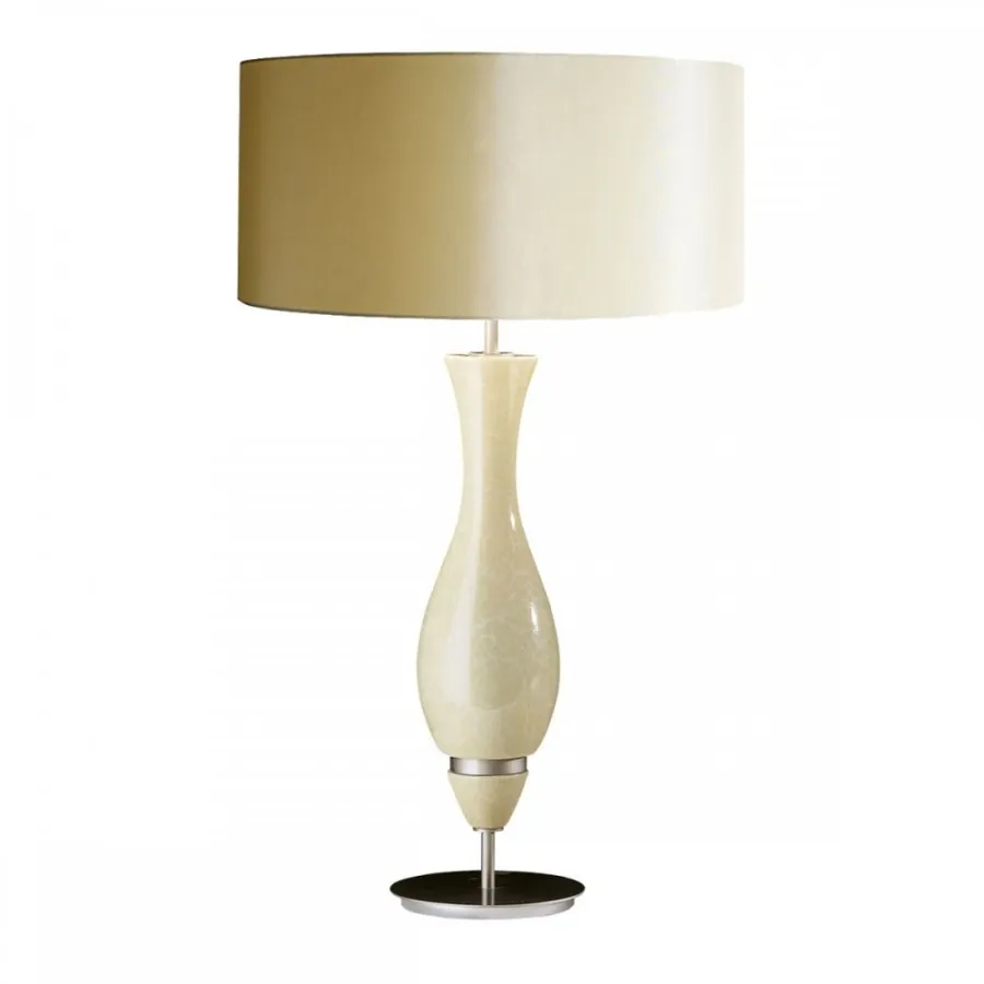 obrazek 1 Ceramiczna lampa stołowa h.57x17x17 cm