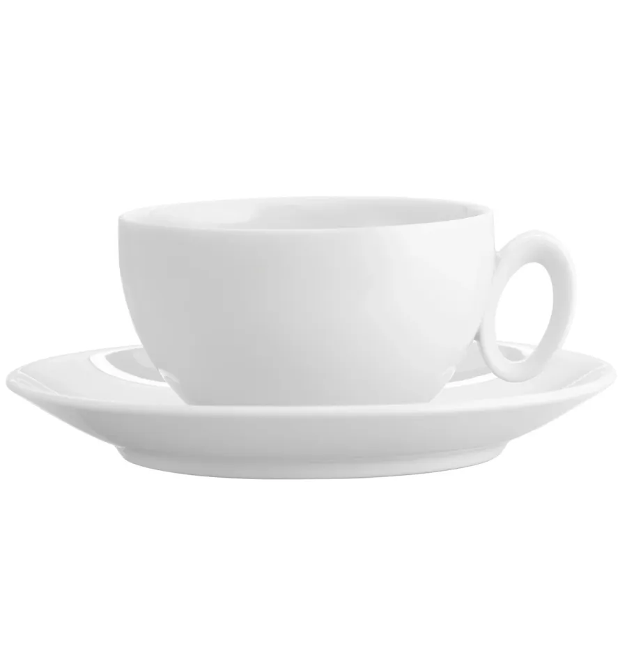 obrazek 1 Luksusowa porcelanowa filiżanka do herbaty ze spodkiem z ponadczasowej kolekcji Broadway White - Vista Alegre