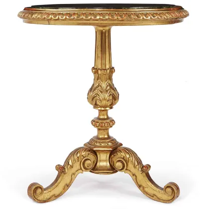 Zdjęcie Okrągły zabytkowy stół toskański z XIX wieku