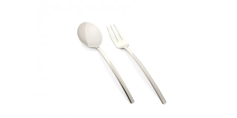 obrazek 3 Luksusowa włoska łyżeczka deserowa Due Champagne - 6 szt.