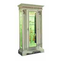 Picture An elegant antique display cabinet for a unique living room