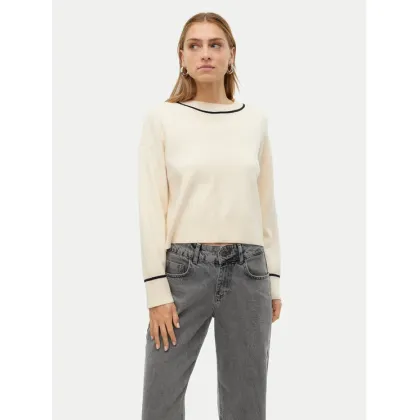 Zdjęcie Vero Moda Sweter Saba 10318077 Écru Regular Fit