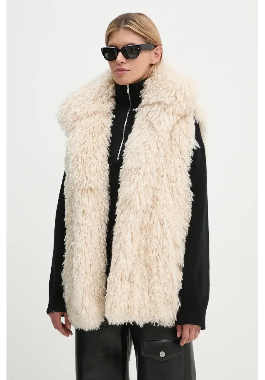 obrazek 1 Nanushka bezrękawnik RIED damski kolor beżowy przejściowy NU24FWTP40371