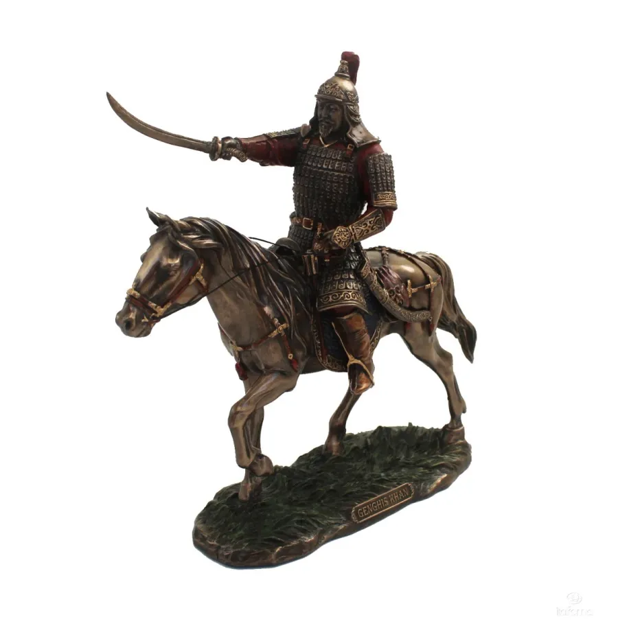 obrazek 3 Figurka mongolskiego wodza Czyngis-chana