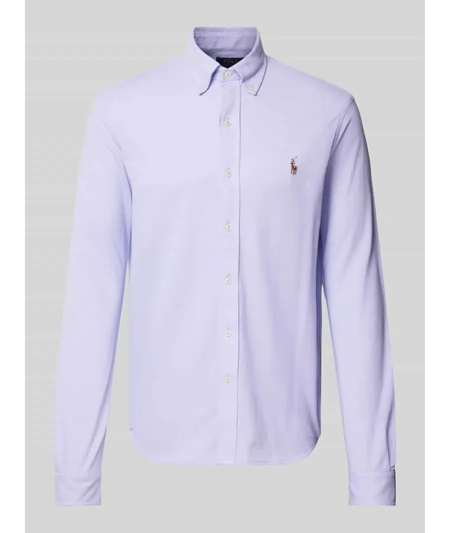 obrazek 1 Koszula casualowa o kroju regular fit z wyhaftowanym logo