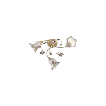 Zdjęcie Piękna klasyczna lampa sufitowa Pisa w kształcie kwiatów