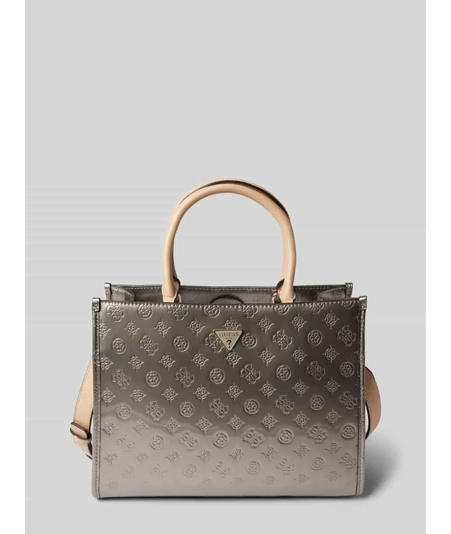 obrazek 1 Torba tote z fakturowanym wzorem z logo model ‘ARNELA’