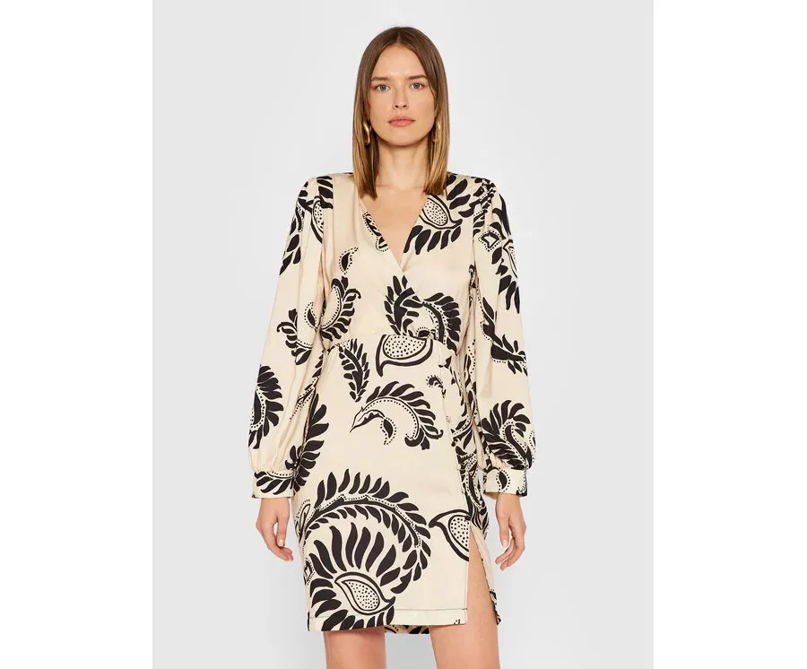 obrazek 1 Rinascimento Sukienka koktajlowa CFC0018079002 Beżowy Regular Fit