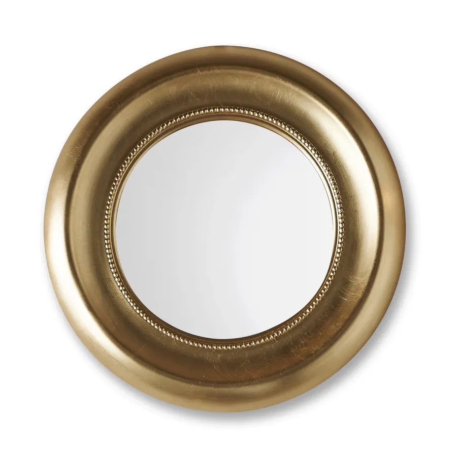 obrazek 1 Ekskluzywne okrągłe lustro Ballon ze złotym zdobieniem Gold leaf – 3SC