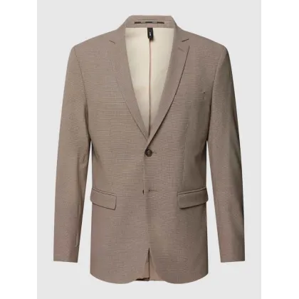 Zdjęcie Marynarka o kroju slim fit zapinana na dwa guziki ze wzorem na całej powierzchni model ‘LIAM’