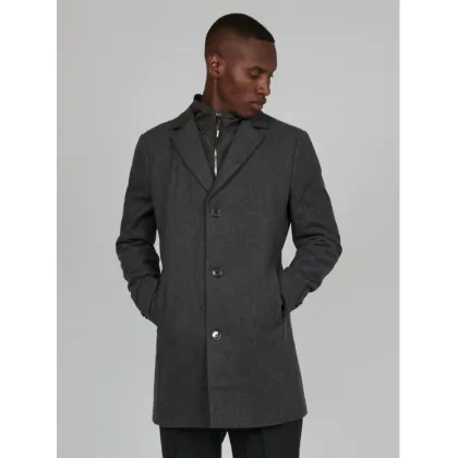 Zdjęcie Matinique Płaszcz wełniany 30206267 Szary Regular Fit