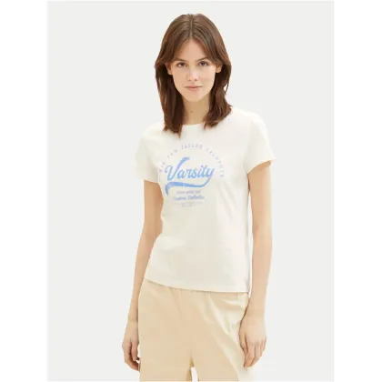 Zdjęcie Tom Tailor Denim T-Shirt 1040185 Biały Regular Fit