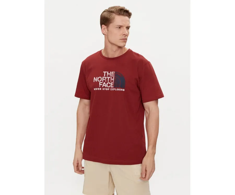 obrazek 1 The North Face T-Shirt Rust 2 NF0A87NW Czerwony Regular Fit