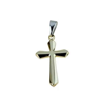 Zdjęcie Cudowny męski gładki krzyż 27x17mm