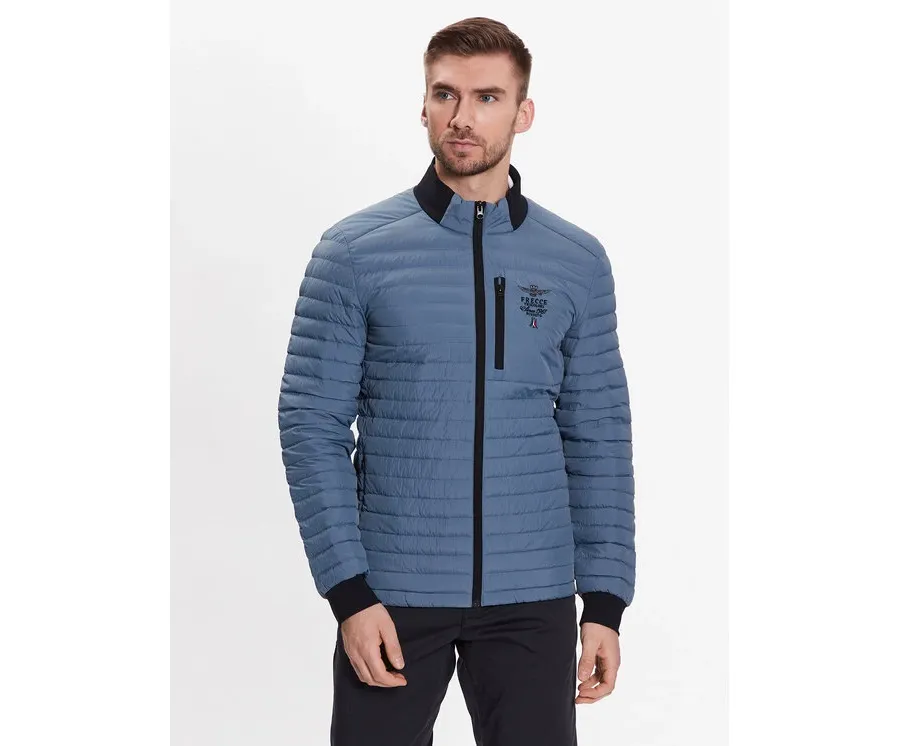 obrazek 1 Aeronautica Militare Kurtka puchowa 231AB2065CT3077 Niebieski Regular Fit