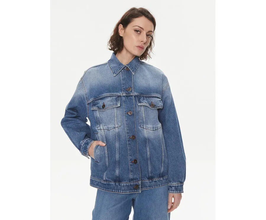 obrazek 1 Weekend Max Mara Kurtka jeansowa Pio 2415041071 Niebieski Regular Fit