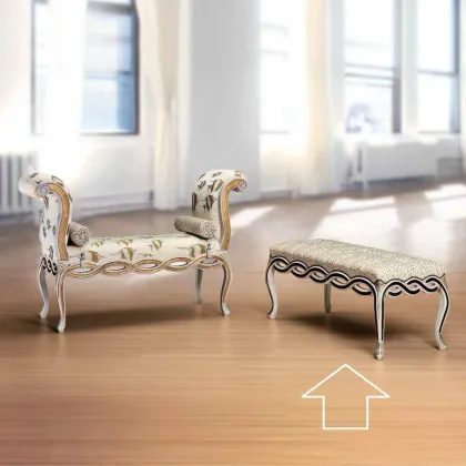 Zdjęcie Antyczna luksusowa ławka do pięknego wnętrza - Morello Gianpaolo