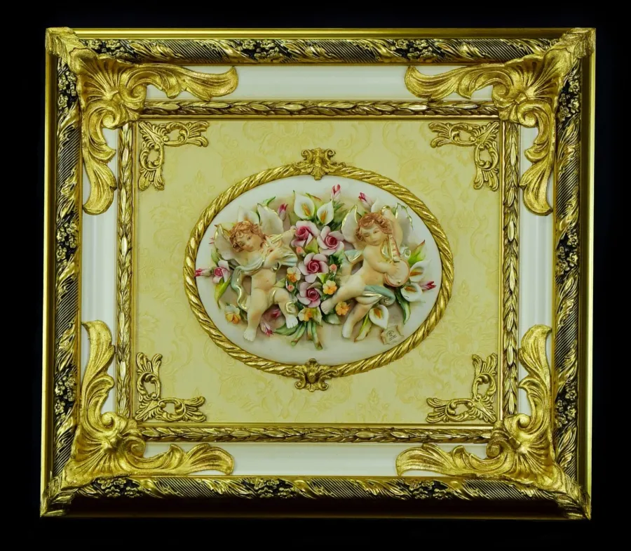 obrazek 1 Gustowny porcelanowy obraz do salonu