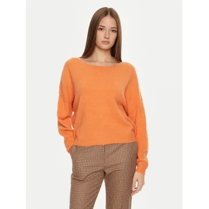 Zdjęcie American Vintage Sweter Damsville DAM225H24 Pomarańczowy Loose Fit