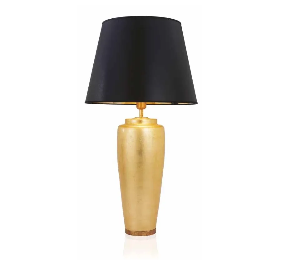 obrazek 1 Elitarna lampa stołowa z detalami z antycznego mosiądzu