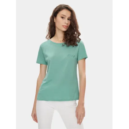Zdjęcie Liu Jo T-Shirt MA4395 J6308 Zielony Regular Fit
