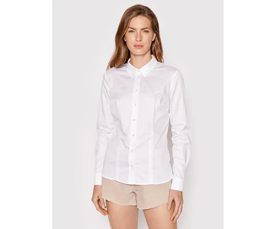 obrazek 1 Guess Koszula W2YH41 WAF10 Biały Slim Fit