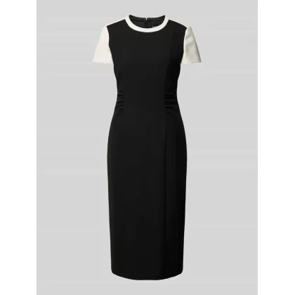 Zdjęcie Długa sukienka z bocznymi marszczeniami model ‘Dufeva’